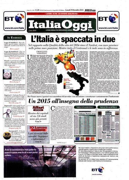 Italia oggi : quotidiano di economia finanza e politica